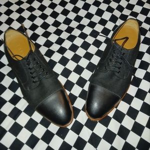 W/ size8  M/ size6 Black Taft Shoes Handcrafted in Spain